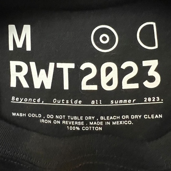 BEYONCÉ, Outside all summer 2023 Tour Tshit - Picture 5 of 7